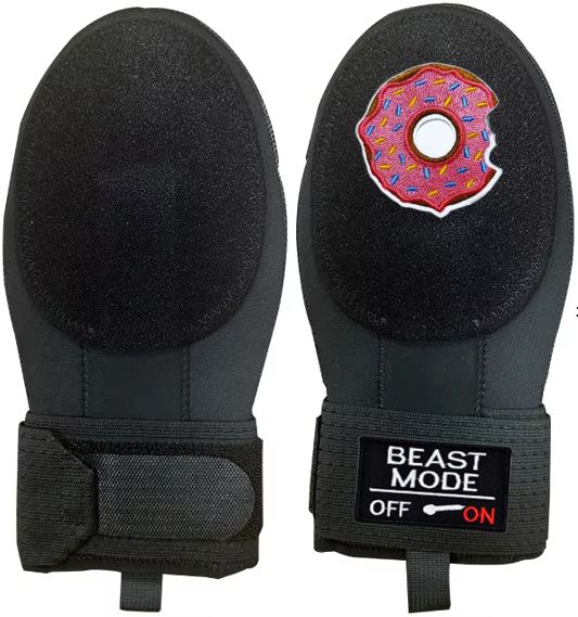 Beast Mode On Baseball Sliding Mitt Glove Pink Donut – Power Energy Sports