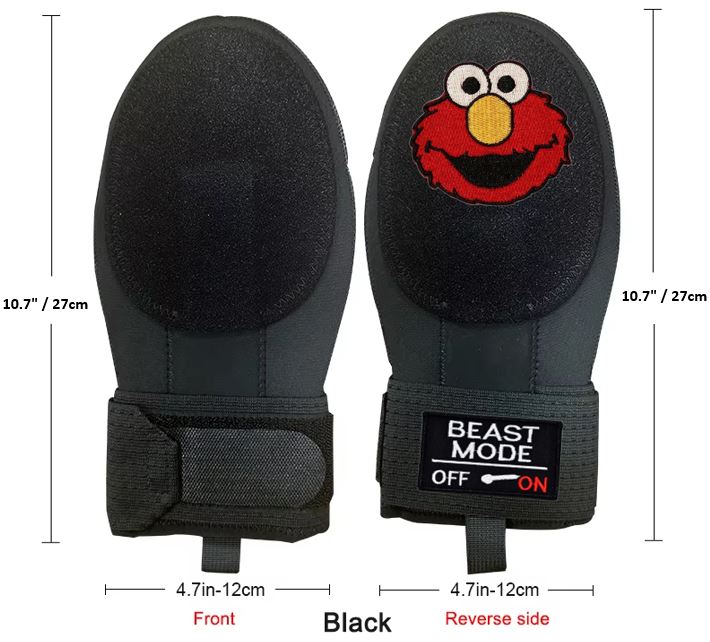 Beast Mode On Baseball Sliding Mitt Glove Elmo