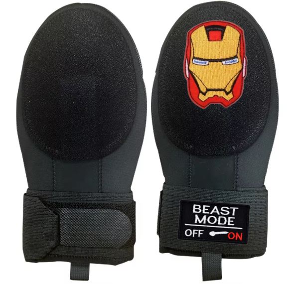 Beast Mode On Baseball Sliding Mitt Glove Iron Man